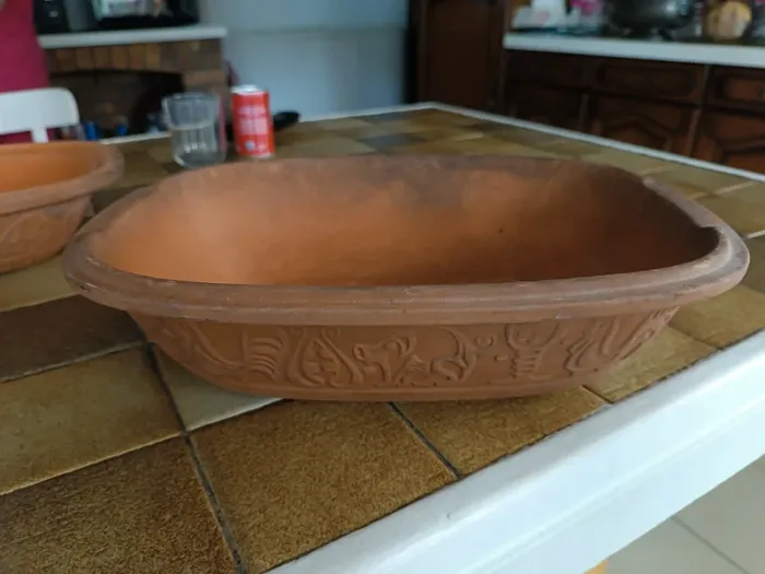 Cocotte römertopf en terre cuite - photo numéro 3