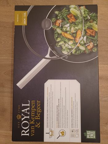 Sauteuse inox, Poêle neuve inox 28 cm Royal Van Kempen & Beeger