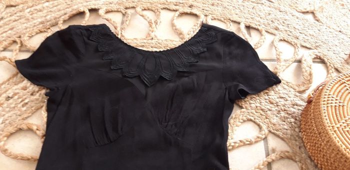 Robe noire manches courtes Naf Naf - photo numéro 2