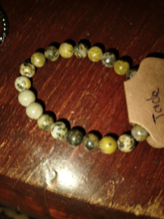 Bracelet jade néphrite 8 mm - photo numéro 3