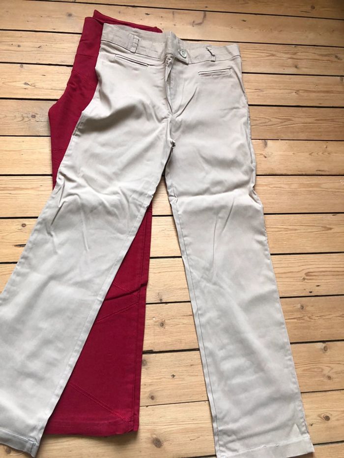 Lot 2 pantalons fin - photo numéro 2