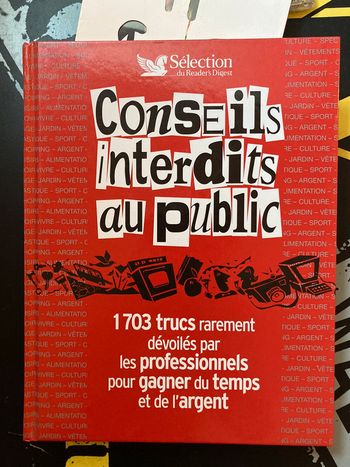 Livre conseils interdits au public