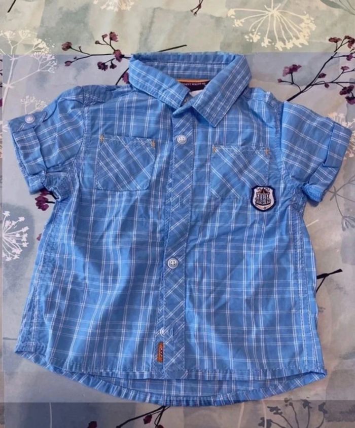 Chemise manche courtes garçon