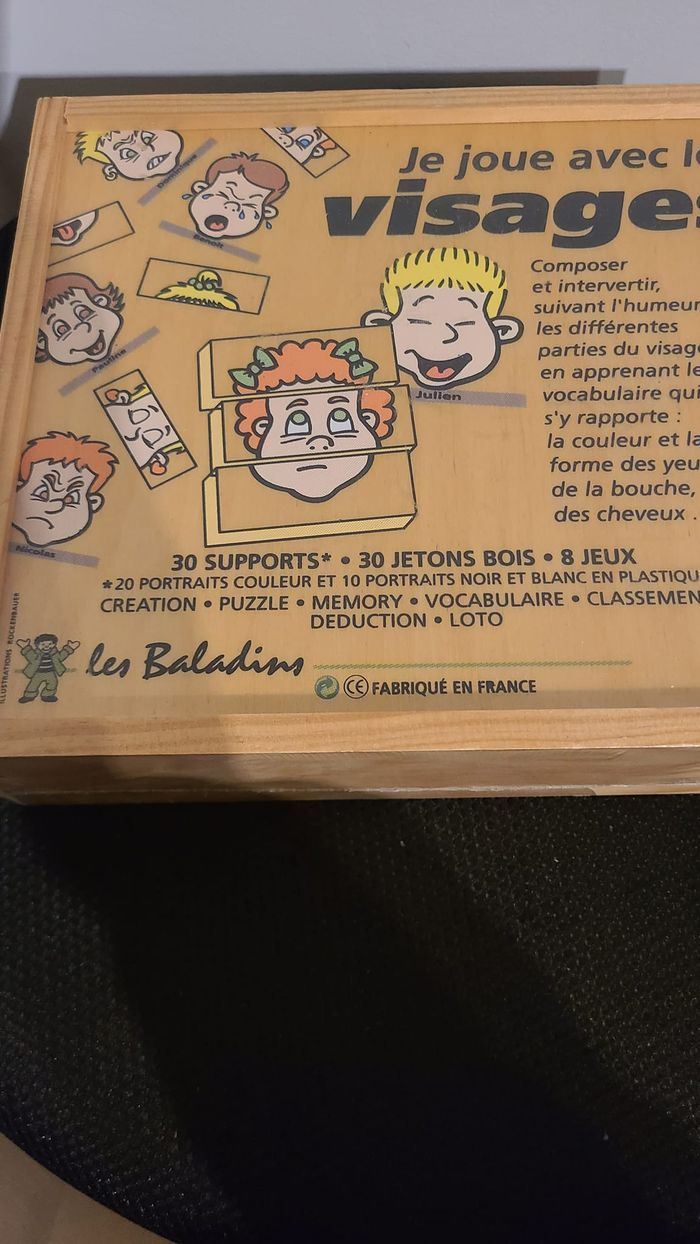 Je joue avec les visages Composer et intervenir suivant l’humeur, les différentes parties du visage