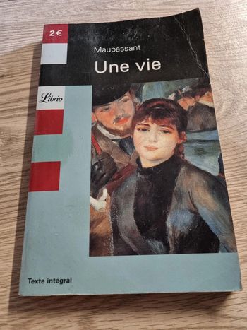 Livre de Maupassant : Une vie