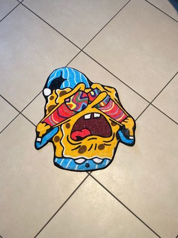 Tapis décoration bob l'éponge neuf