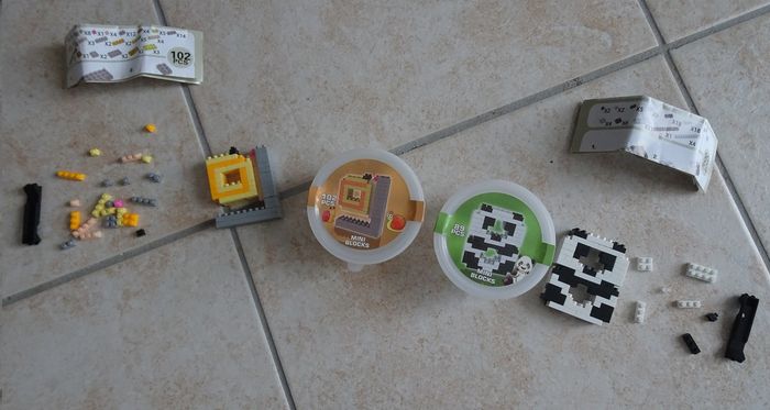 Lot de 2 boites de mini blocs de construction - chiffres 8 et 9 - photo numéro 2