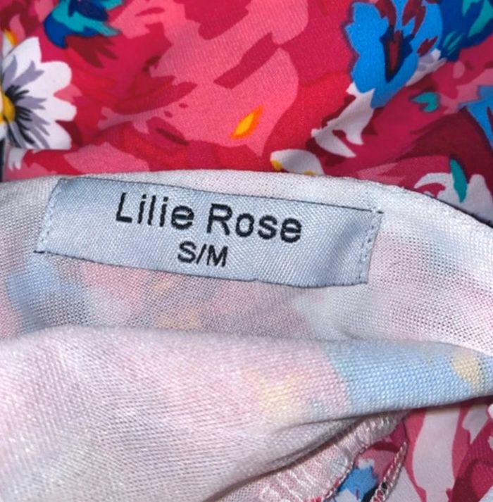 Robe longue à fleurs Lilie Rose - photo numéro 7