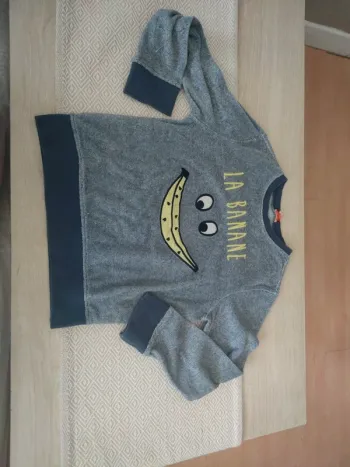 Pull chine bleu blanc tao 10 ans