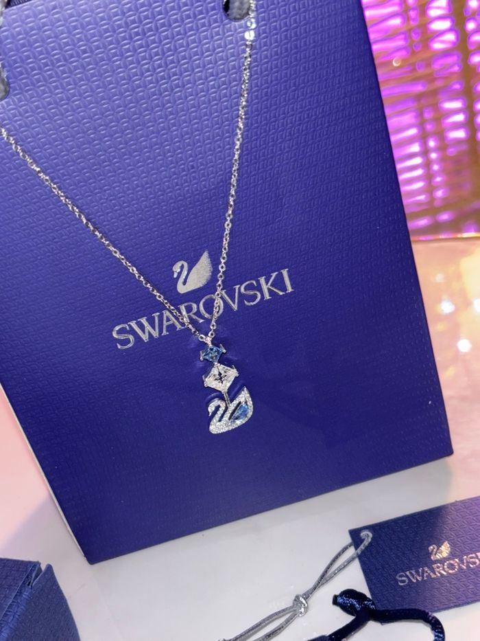 Collier Swarovski Cygne – Argenté – Authentique – Neuf - photo numéro 5