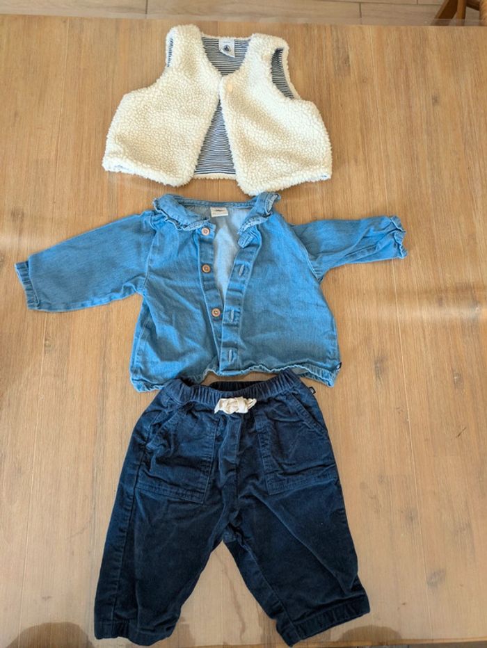 Ensemble petit bateau 6 mois