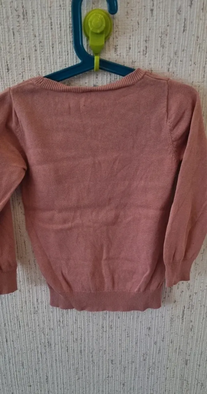 Pull léger taille 5 ans rose avec étoiles charlie & prune - photo numéro 6
