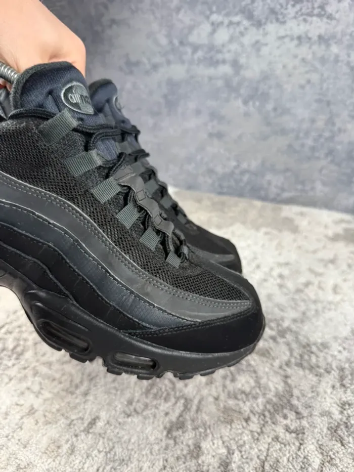 Nike Air Max 95 - Black Anthracite - Black & Grey - photo numéro 12