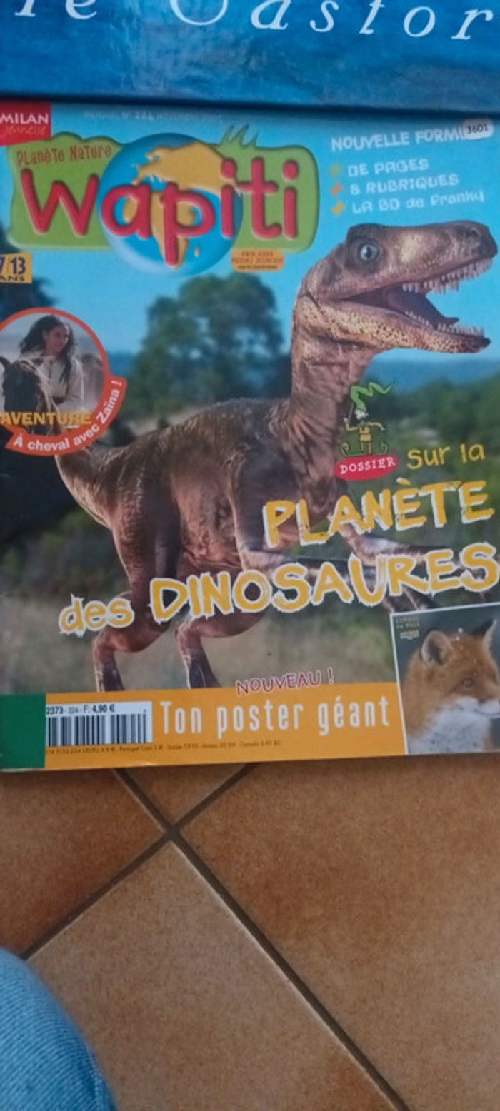 Wapiti dinosaure et 2 autres livres - photo numéro 2