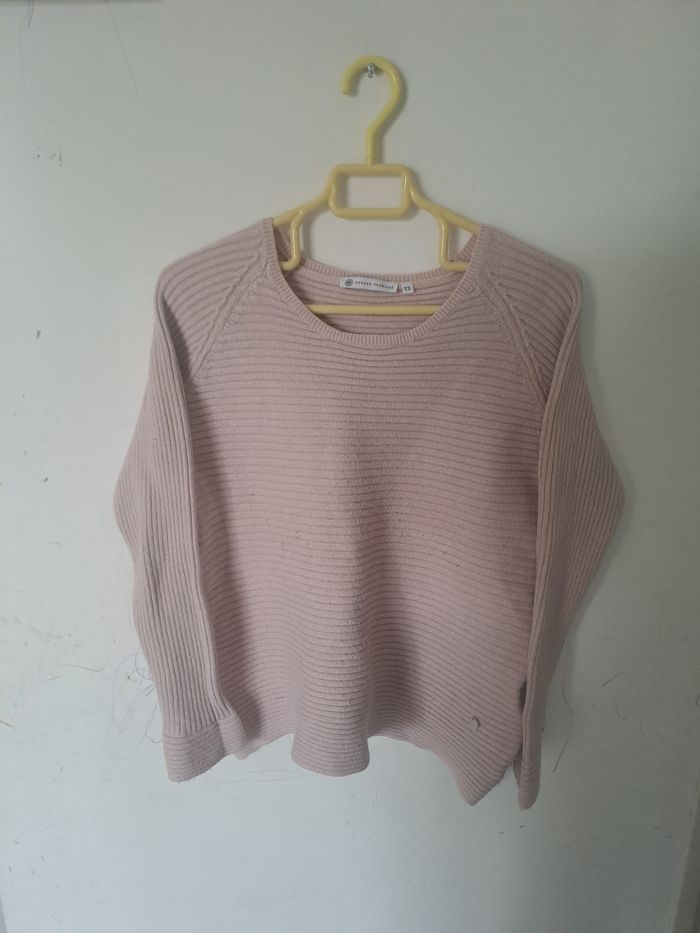 Pull rose pâle Gérard Pasquier Taille 3 - photo numéro 2