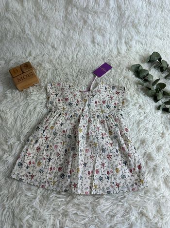 Robe Fabia craie liberty Natalys taille 9 mois