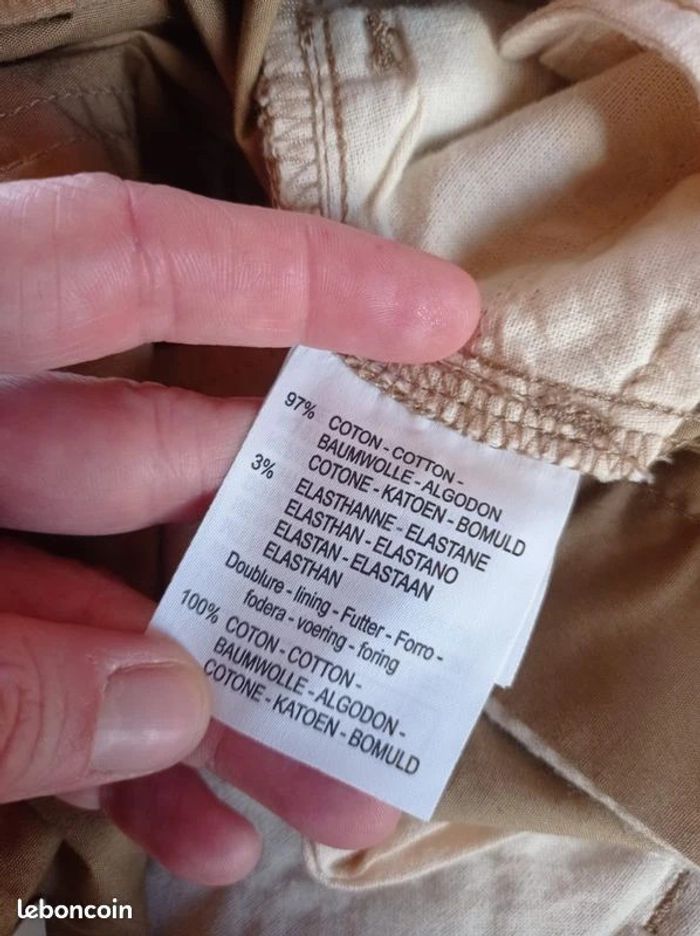Pantalon neuf Aigle beige taille 44 modèle Billyson - photo numéro 7
