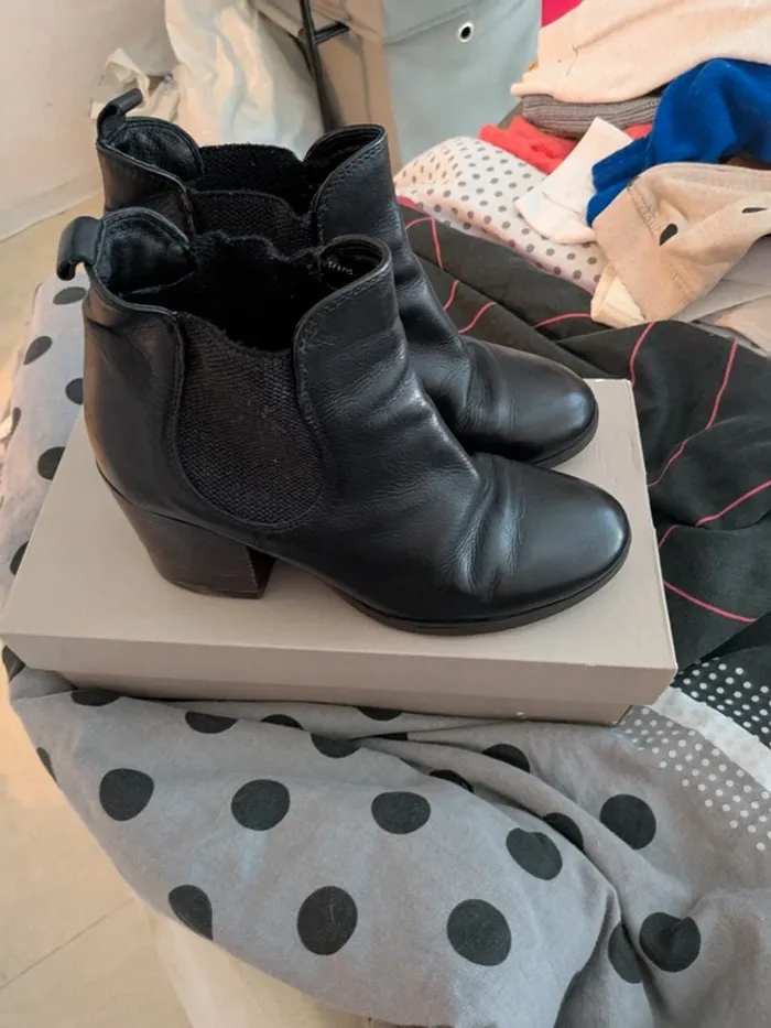Bottines à talon femme - photo numéro 4