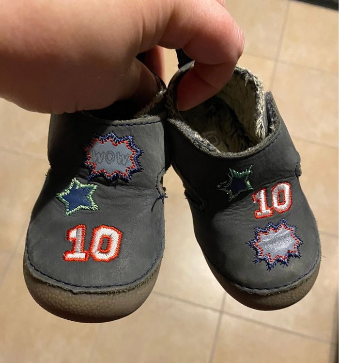 Chaussons / chaussures fourrés Vertbaudet pointure 18 - photo numéro 2