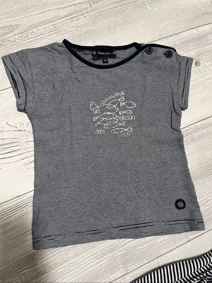 Lot robe + tee-shirt armor lux 4ans - photo numéro 2