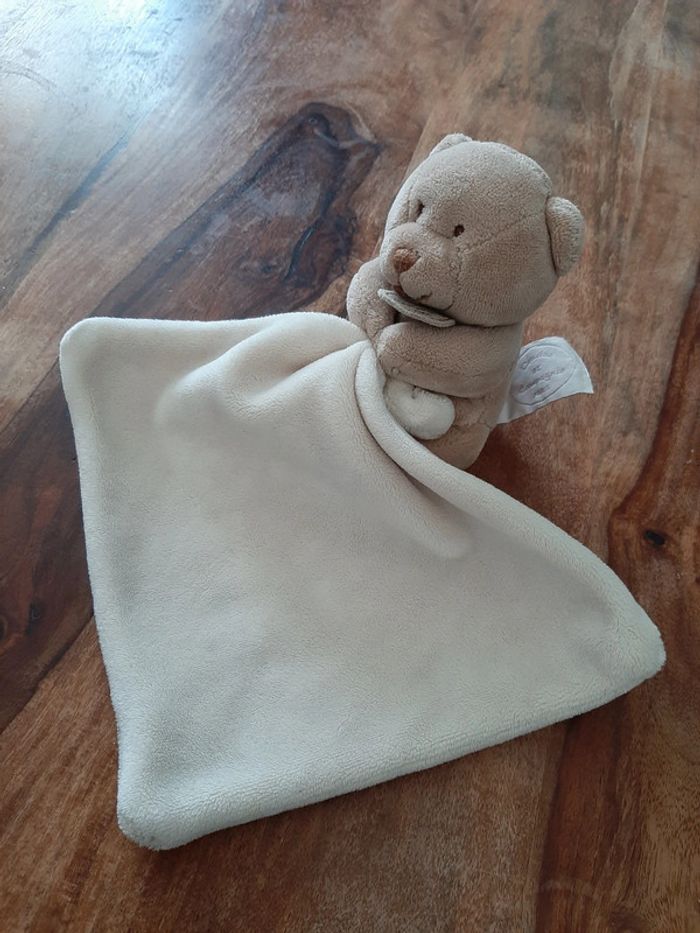 Doudou ourson et sa petite couverture - photo numéro 2