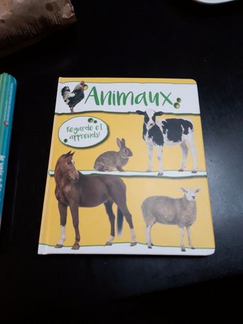 Livre animaux - regarde et apprends