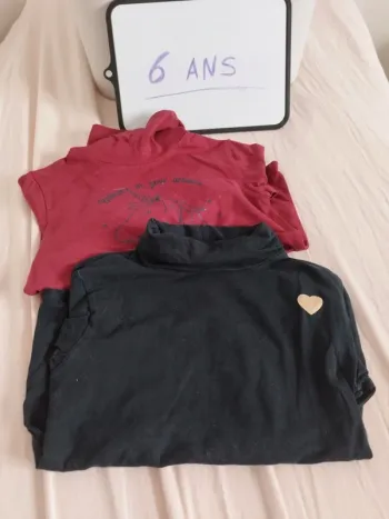 2 cols roulés 6ans