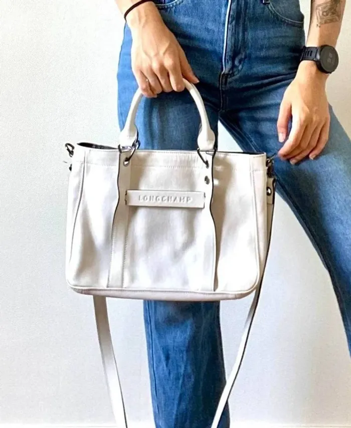 Sac Longchamp en Cuir de Veau - Très Bon État - photo numéro 5