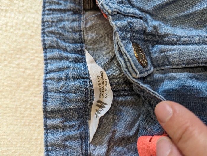 Jupe en jean H&M 4 ans - photo numéro 2
