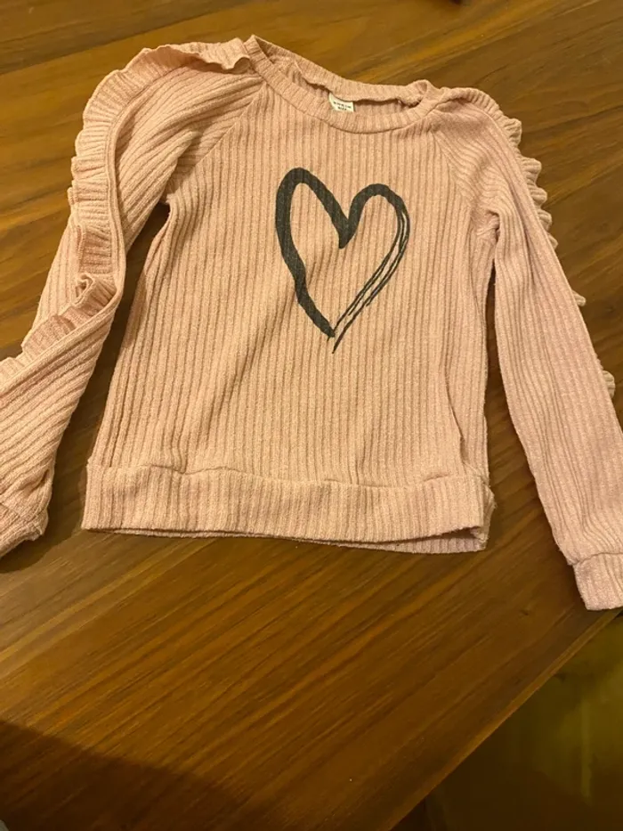 Pull léger rose SHEIN 7 ans