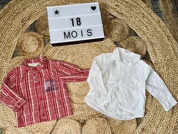 Lot chemise • 18M