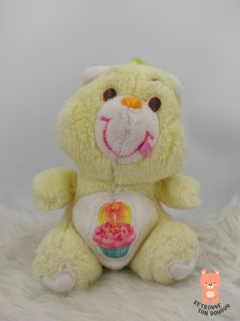 Peluche Bisounours Jaune Grosgateau Vintage