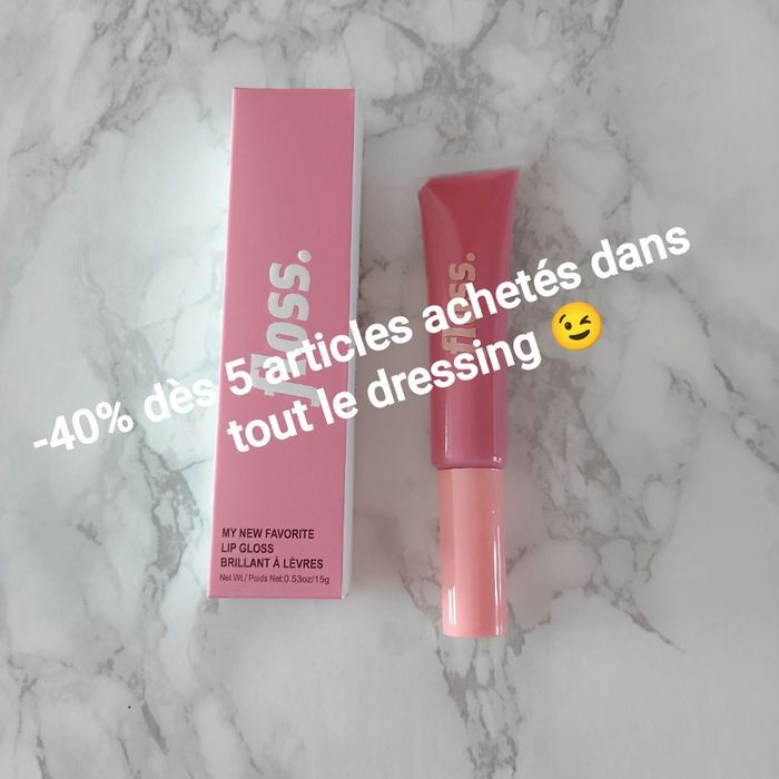 Floss. brillant à lèvres rose 15g