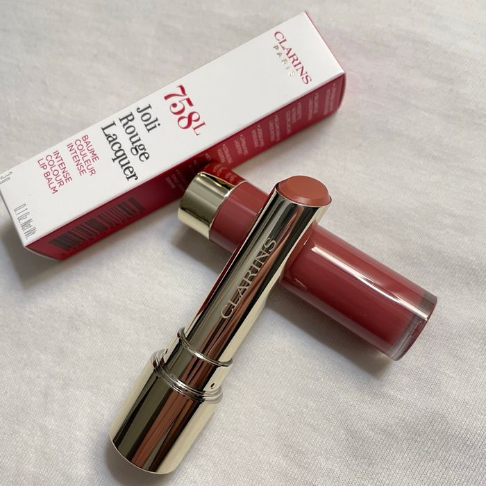 Clarins Joli Rouge Lacquer rouge à lèvres Teinte 758L Neuf