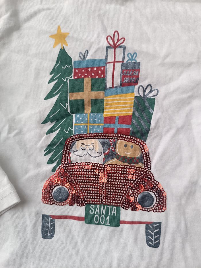 Tee-shirt manches longues Noël - photo numéro 3