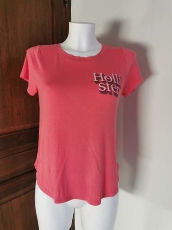 T-shirt orange Hollister