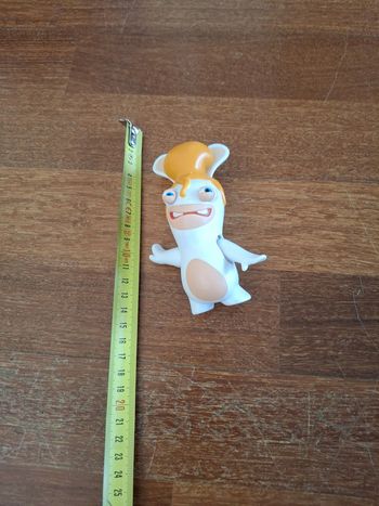 figurine lapin crétin, bras qui bouge, Burger King, collection, vintage