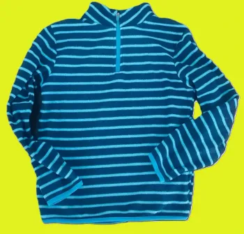 🧥 Polaire rayée zippée In Extenso – Garçon 12 ans – Très bon état