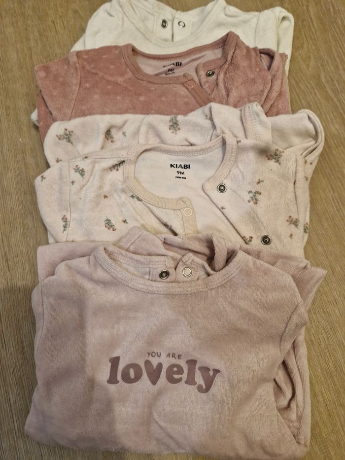 Lot de 4 grenouillères