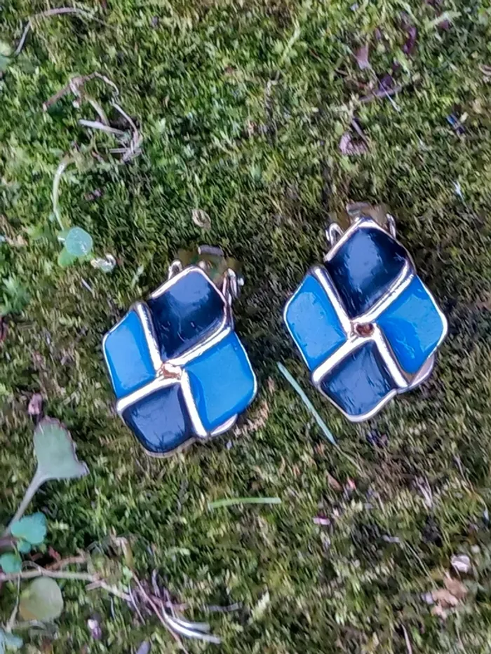 Boucles d'oreilles vintage à clip