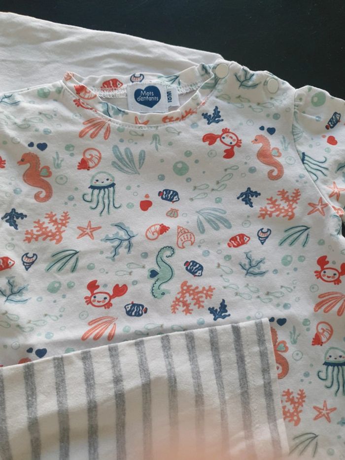 Lot tee shirts manches longues tissaia 18 mois - photo numéro 3