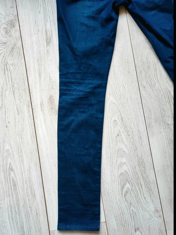 Jean Femme Superdry Vintage Standard Skinny - Bleu Foncé - Détail Rose - Style Casual Authentique - photo numéro 9