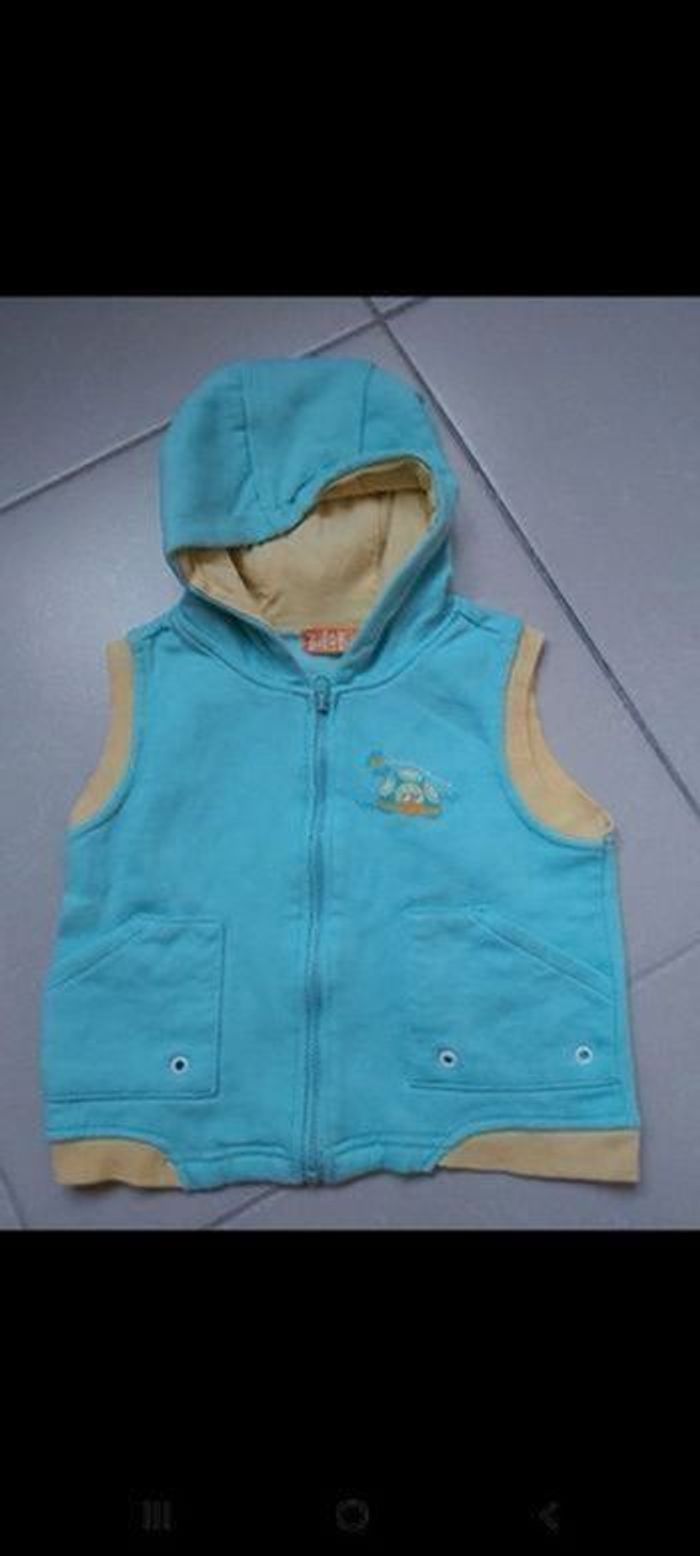 Ensemble gilet et short 24 mois - photo numéro 2