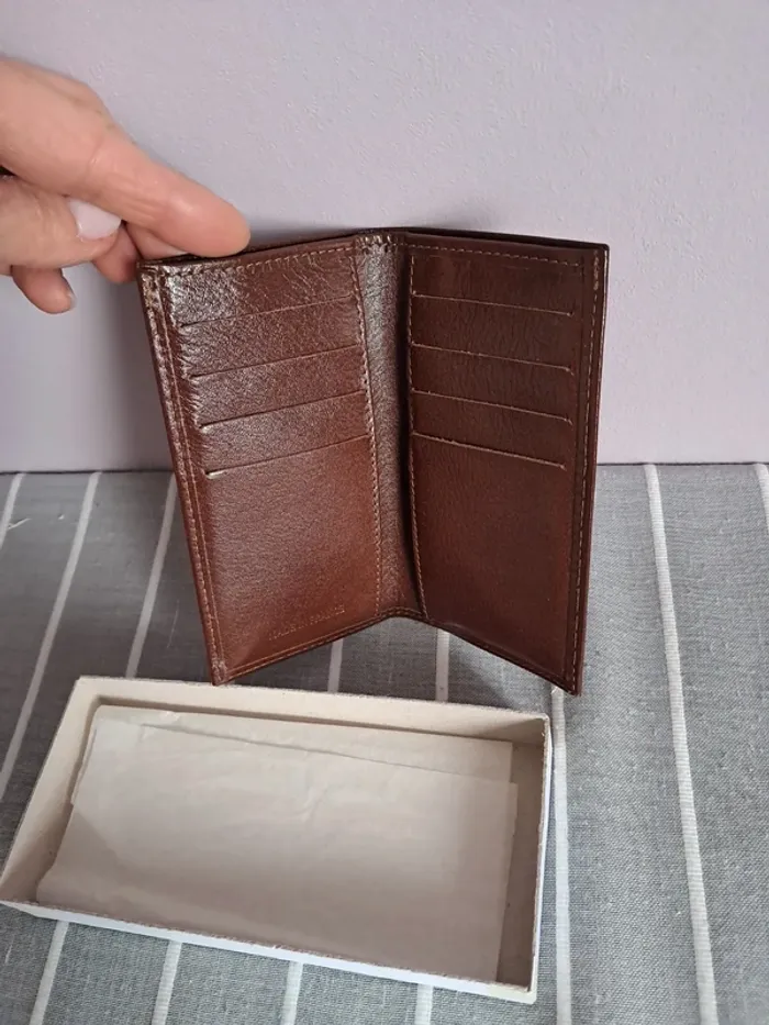 Porte cartes cuir