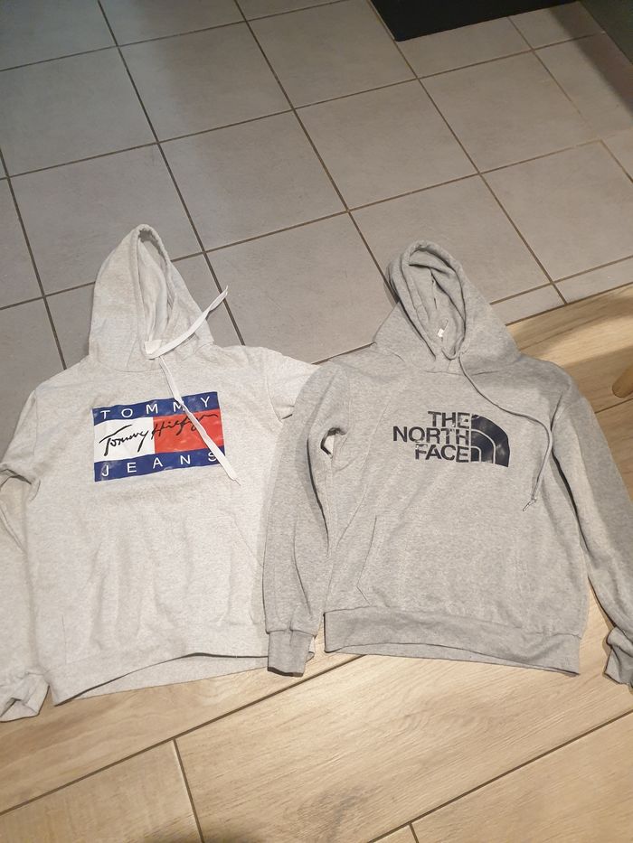 2 sweats the north face Tommy 12/13 ans