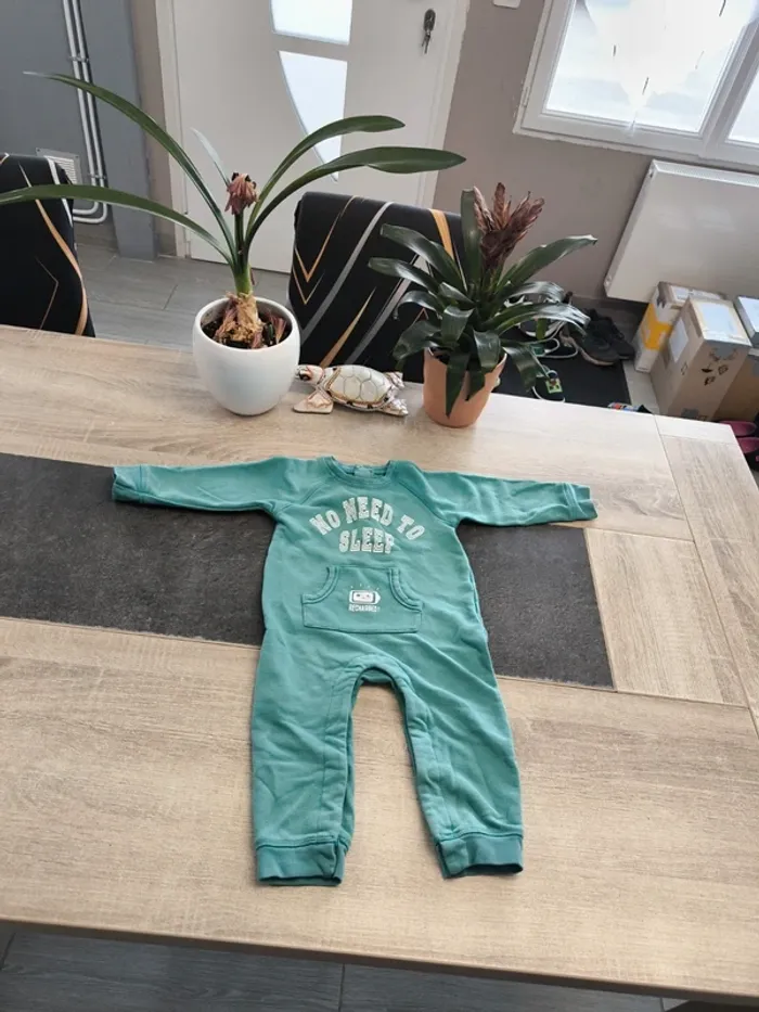 Pyjama coton épais sans pieds garçon 18 mois Gémo