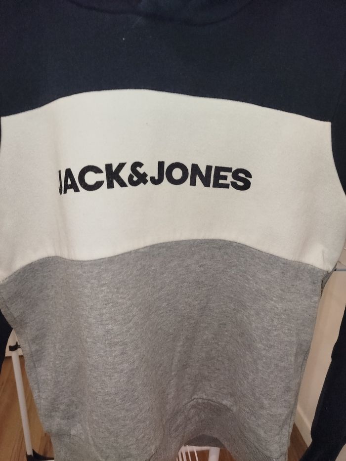Sweat à capuche Jack & Jones garçon – Taille 10 ans - photo numéro 2