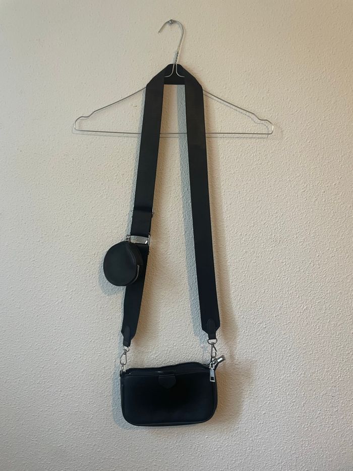 Petit sac bandoulière noir femme - photo numéro 3