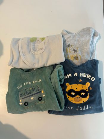 Lot pyjama 1 mois