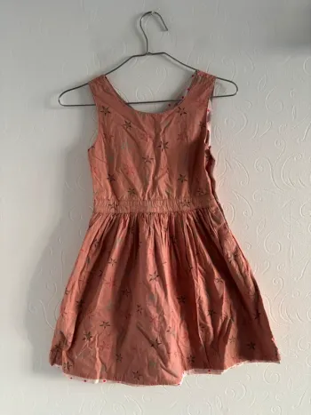 Robe réversible vert baudet ans